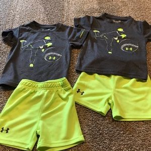 Twins under armour